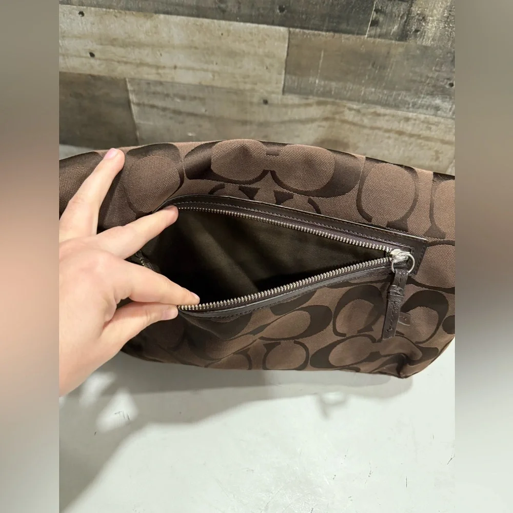 Coach | Signature Large Fold Over Crossbody Bag